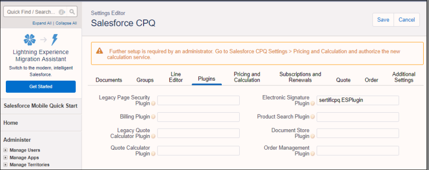 electronic signature plug in field