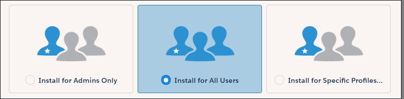 install for users