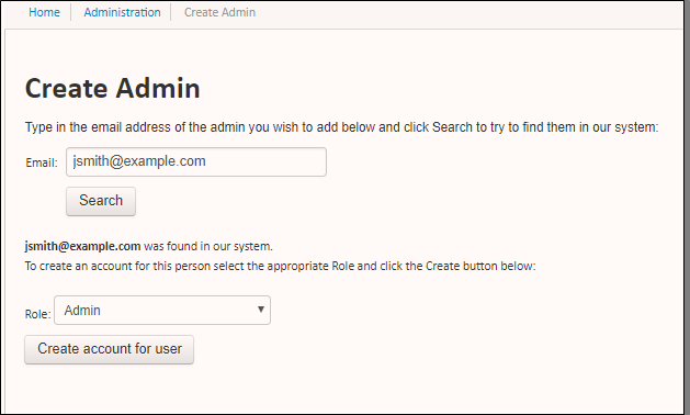 Manage Admins and Users - Super Admin